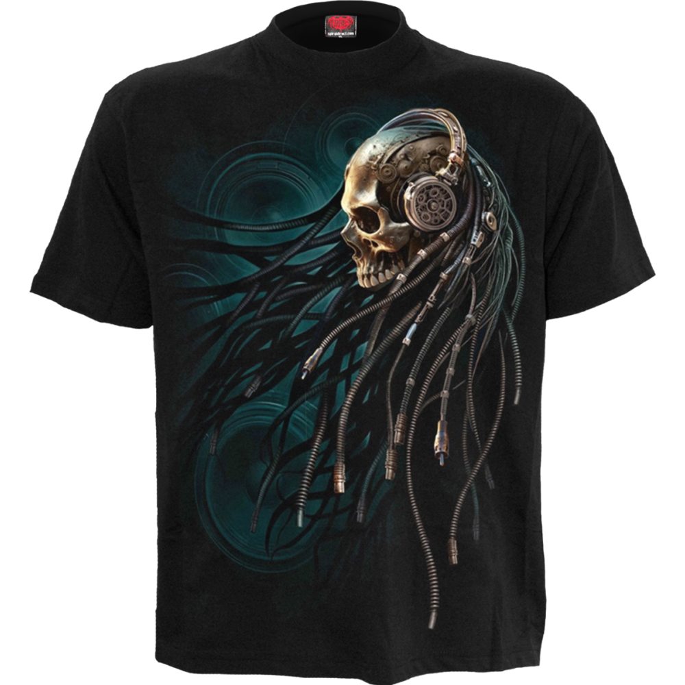 Spiral - Dread Rocks Herren T-Shirt - Schwarz
